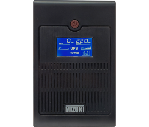אל פסק 6 שקעים MIZUKI UPS 12V/9Ah*2 2000VA/1200W - כולל תוכנה להורדה