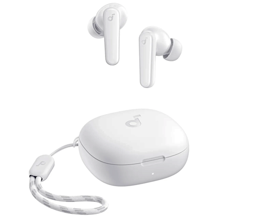 אוזניות בלוטוס אלחוטיות TWS עמידות למים ANKER SOUNDCORE P20I בצבע לבן