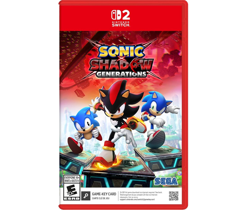 משחק לנינטנדו סוויץ 2 – סוניק ושאדו – ג'נריישנס Sonic X Shadow Generations Nintendo Switch 2