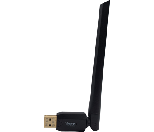  מתאם בלוטוס USB אלחוטי - כולל אנטנה ארוכה ומתקפלת - Ivory Connect - Bluetooth 5.4