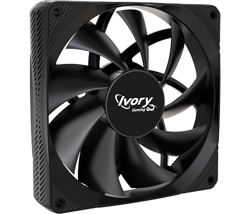 מאוורר למארז 12 ס''מ Ivory Gaming AF120 - צבע שחור