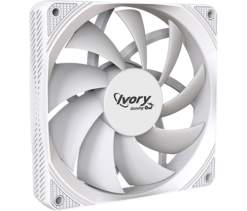 מאוורר למארז 12 ס''מ Ivory Gaming AF120 - צבע לבן