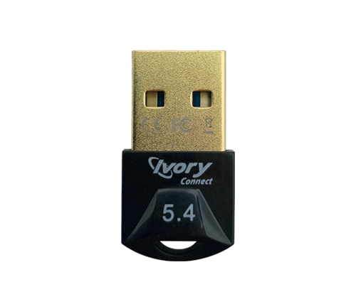 מתאם בלוטוס 5.4 ננו - חיבור USB אלחוטי מהיר למחשבים והתקני בלוטוס - Ivory Connect