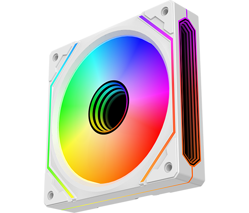 מאוורר למארז 12 ס''מ Ivory Gaming GT120 ARGB - צבע לבן