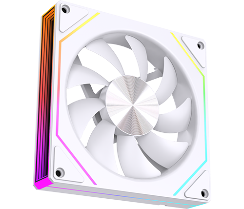 מאוורר למארז 12 ס''מ Ivory Gaming IX120 ARGB - צבע לבן