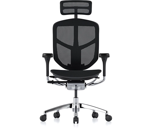 כיסא משרדי אורטופדי שחור קיסר Keisar Enjoy Pro – משלוח חינם