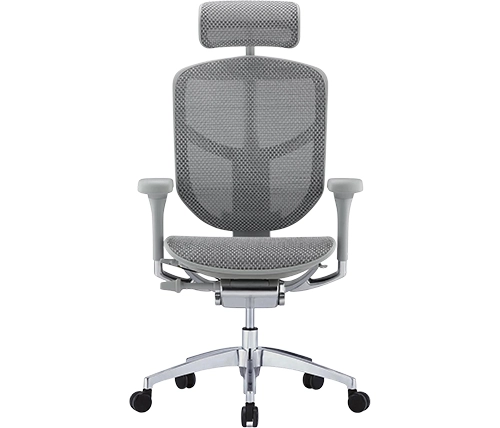 כיסא משרדי אורטופדי אפור קיסר Keisar Enjoy Pro – משלוח חינם