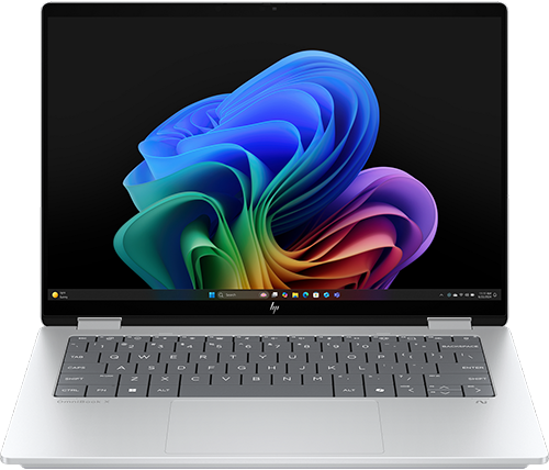 מחשב נייד עם עט ומסך מגע 14 אינץ HP OmniBook X Flip Next Gen AI – מעבד Intel Core Ultra 7 258V – כונן 1TB – זכרון 32GB – מ.גרפי Intel ARC