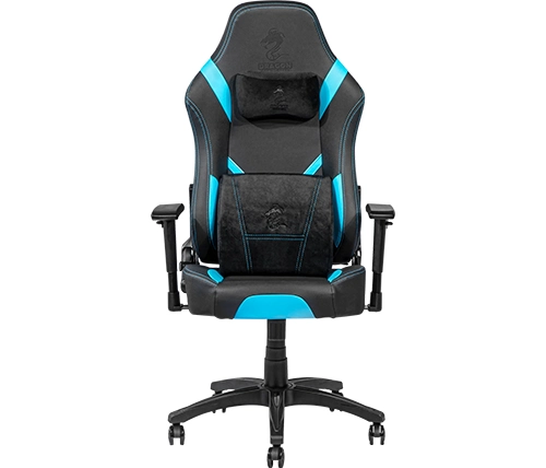 כיסא גיימינג דרגון שחור וכחול דמוי עור Dragon GTM Magnet DLX – משלוח חינם
