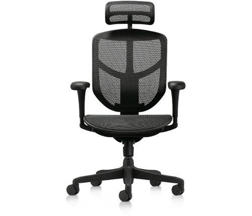 כיסא משרדי אורטופדי שחור קיסר Keisar Enjoy Project – משלוח חינם