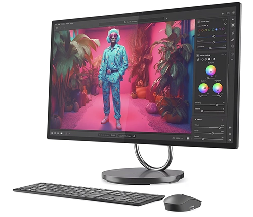 מחשב All in One לנובו Lenovo Yoga AIO בגודל 31.5 אינץ - מעבד Core Ultra 7 258V - כונן 1TB - זכרון 32GB - כ.מסך RTX 4050 