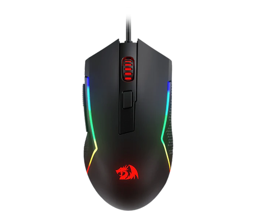 עכבר גיימינג רד דרגון - עד 10000Dpi ותאורת RGB - צבע שחור - Redragon TRIDENT M616 
