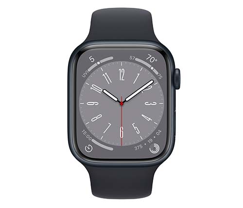 מציאון - שעון חכם אפל Apple Watch Series 8 GPS + Cellular 45mm בצבע Midnight Aluminium Case עם Midnight Sport Band - מוחדש
