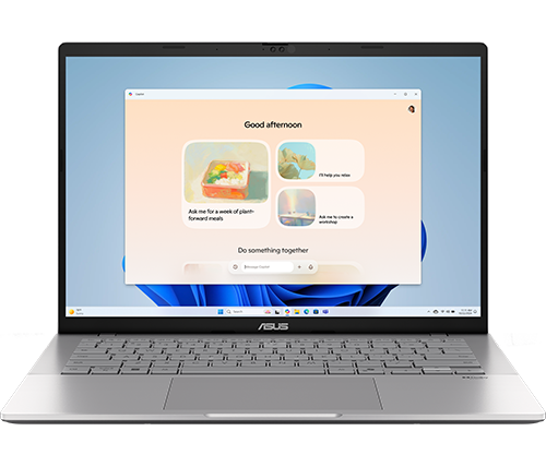 מחשב נייד 14 אינץ ASUS Vivobook S14 - מעבד Intel Core i5-13420H - כונן 512GB - זכרון 16GB - מ.גרפי Intel UHD - צבע כסוף