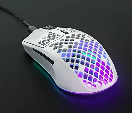 מציאון - עכבר גיימינג חוטי SteelSeries Aerox 3 Gaming  כולל תאורת לד בצבע לבן - מוחדש