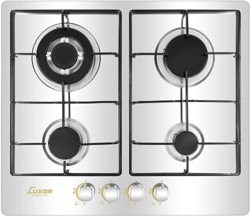 כיריים גז 4 להבות נירוסטה Luxor LUX-404E