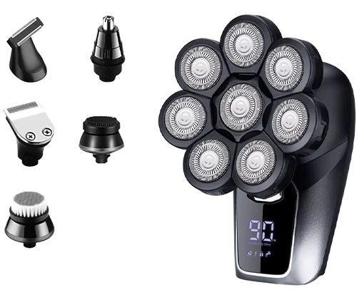 מכונת גילוח לראש ולגוף 6 ב-1 עמידה במים VGR LK-8350