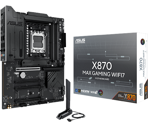 לוח אם ASUS X870 MAX GAMING WIFI7 DDR5 ATX AM5 AMD