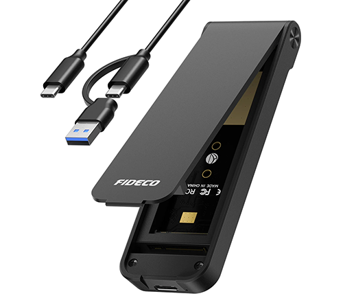 מציאון - מארז חיצוני לכונן SSD M.2 NVMe - ממשק USB 3.2 Gen2 - יצרן FIDECO - מוחדש