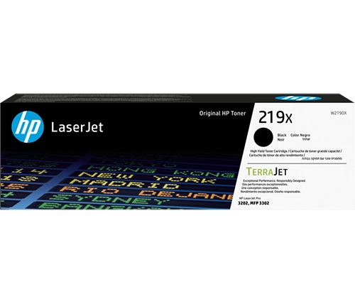 טונר למדפסת לייזר HP בצבע שחור 219X Blk LaserJet (W2190X)