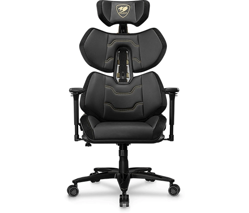 כיסא גיימינג ארגונומי קוגר שחור וזהוב COUGAR Terminator Elite