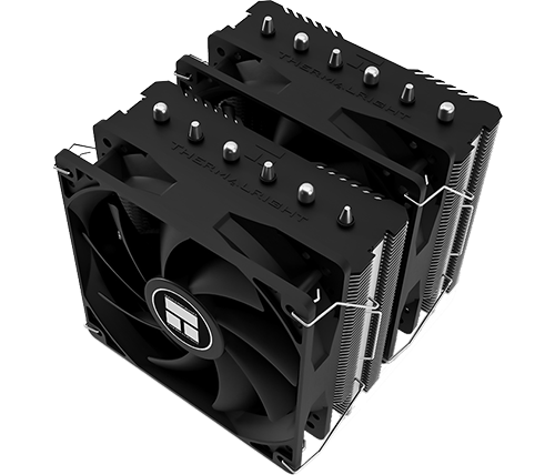 מאוורר למעבד THERMALRIGHT Peerless Assassin 120 SE הכולל 2 מאווררים - צבע כסוף ושחור