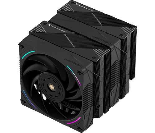 מאוורר למעבד THERMALRIGHT Phantom Spirit 120 EVO ARGB הכולל 2 מאווררים - צבע שחור