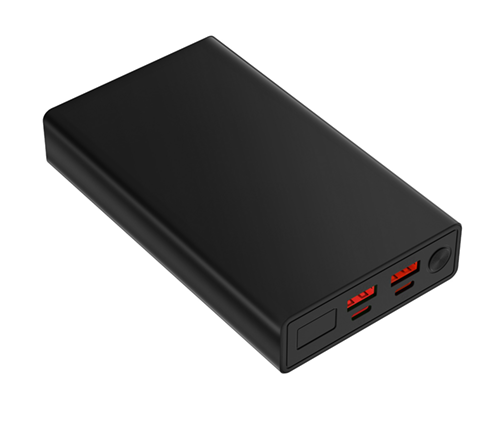 סוללת גיבוי למחשב נייד - Powerbank 20000mAh טעינה מהירה עד 100w - צבע שחור - Ivory Energy