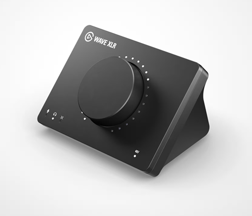 כרטיס קול חיצוני ELGATO WAVE עם חיבור USB-C וכניסת XLR - צבע שחור 