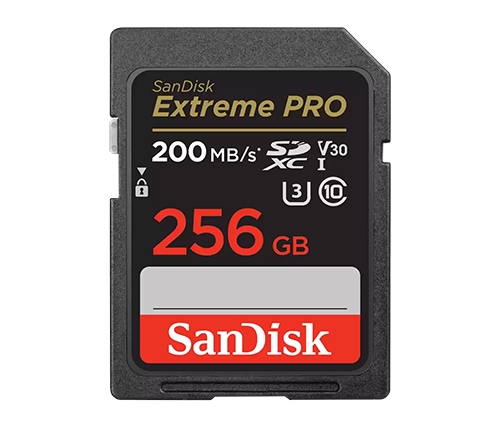 כרטיס זכרון SanDisk Extreme PRO SDXC UHS-I V30 - דגם SDSDXXD-256G - נפח 256GB
