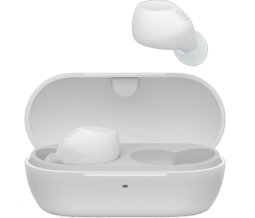 אוזניות בלוטוס אלחוטיות סוני - מבטלות רעשים עם סוללה חזקה - צבע לבן - SONY In-Ear WFC710NW