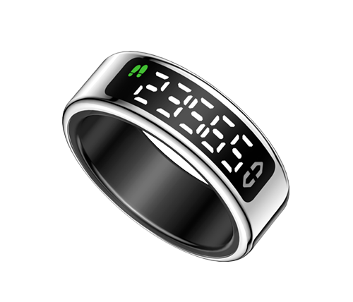 טבעת ספורט חכמה לסמארטפון - מידה #12 - L - כסוף - Ivory Mobile Sy01