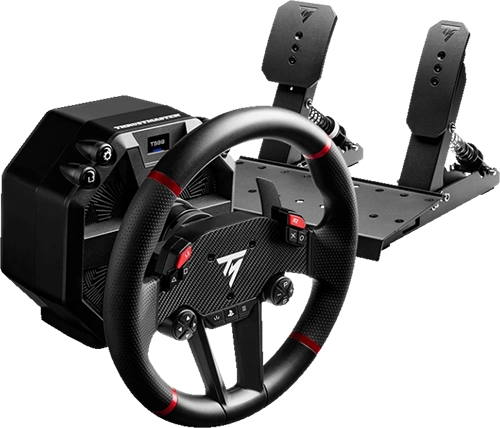 הגה מרוצים ודוושות למחשב / סוני PS5 / PS4 מבית Thrustmaster דגם T598 – משלוח חינם