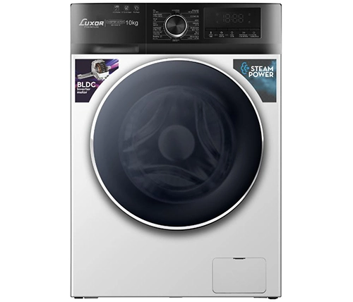 מכונת כביסה 10 קילו פתח קדמי 1400 סל''ד לוקסור LUXOR ND-10140 W בצבע לבן - משלוח חינם