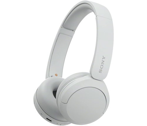 אוזניות סוני בלוטוס אלחוטיות - לסמארטפון עם מיקרופון - צבע לבן - Sony WHCH520W