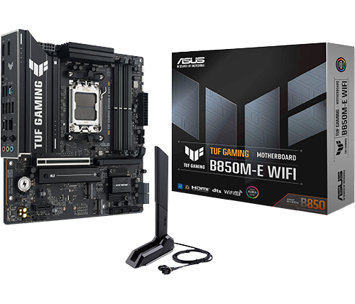 לוח אם ASUS TUF GAMING B850M-E WIFI 6E mATX AM5 AMD