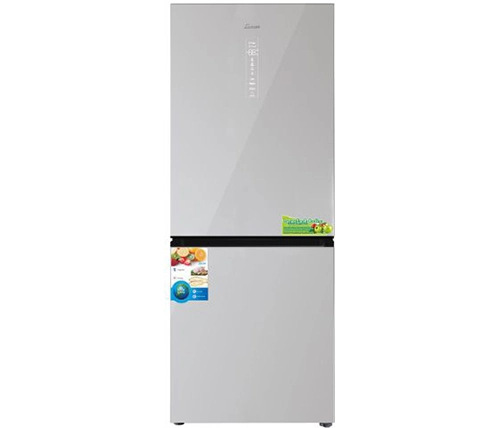 מקרר זכוכית כסופה 2 דלתות מקפיא תחתון 401 ליטר נון פרוסט Luxor NF-499 – משלוח חינם