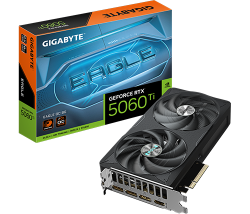 כרטיס מסך Gigabyte GeForce RTX 5060 Ti EAGLE OC 8GB GDDR7
