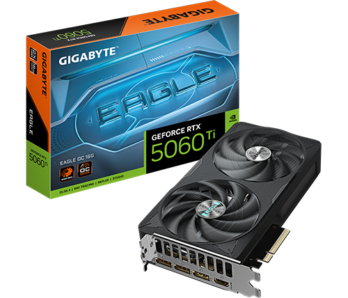 כרטיס מסך Gigabyte GeForce RTX 5060 Ti EAGLE OC 16GB GDDR7