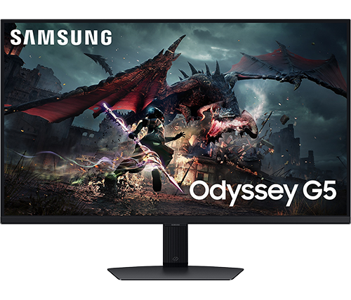 מסך גיימינג 31.5 אינץ Samsung Odyssey G5 G50D 2K WQHD 180Hz DisplayHDR 400 IPS S32DG502EM
