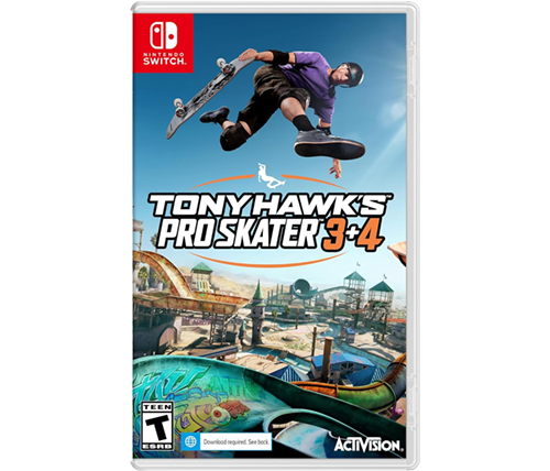 משחק לנינטנדו – טוני הוק – סקייטר מקצועי 3+4 Tony Hawk's Pro Skater 3+4 Nintendo Switch