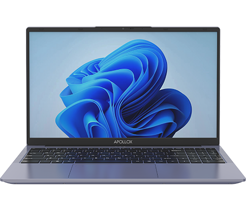 מחשב נייד 15.6 אינץ APOLLOX UNIQBOOK - מעבד AMD Ryzen 5 7430U - כונן 1TB - זכרון 16GB - מ.גרפי Radeon Graphics - צבע אפור