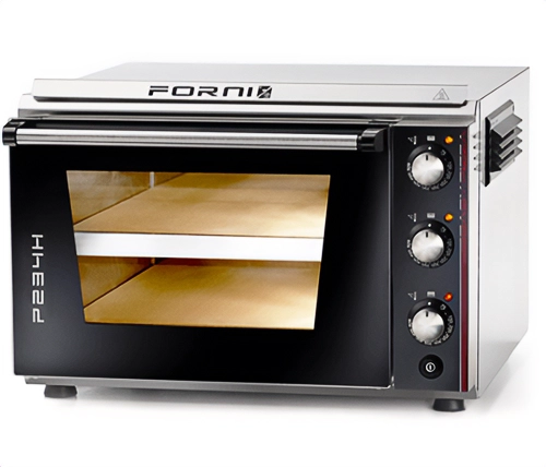 תנור פיצה חשמלי ביתי 2 תאים EFFEUNO P234H 509 לפיצה בקוטר 34 סמ – משלוח חינם