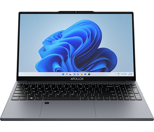מציאון - מחשב נייד 15.6 אינץ APOLLOX LUNABOOK - מעבד Intel N100 - כונן 512GB - זכרון 16GB - מ.גרפי Intel UHD - צבע אפור - מוחדש