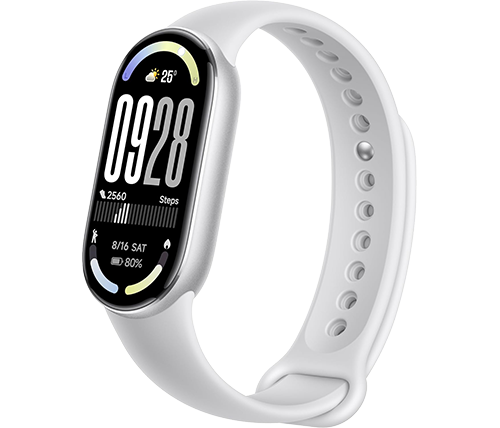 צמיד כושר חכם שיאומי Xiaomi Smart Band 10 – צבע כסוף