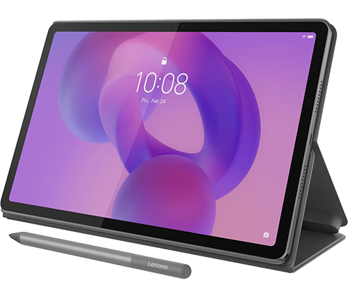 טאבלט עם כיסוי ועט 11 אינץ Lenovo Idea Tab – קישוריות Wi-Fi – אחסון 128GB – זכרון 4GB – צבע Luna Grey