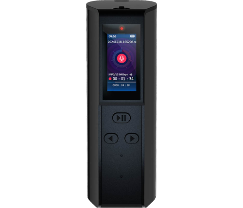 מכשיר הקלטה סמוי קומפקטי - כולל נפח אחסון 128GB ורמקול מובנה  - צבע שחור - Ivory Sound L518