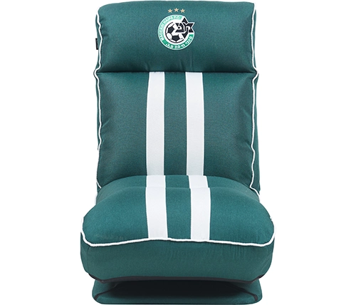 כורסת גיימינג רצפה מתכווננת דרגון מכבי חיפה בד ירוק לבן Dragon Floor Sofa - משלוח חינם