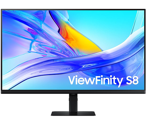 מסך מחשב מקצועי 31.5 אינץ Samsung ViewFinity S8 4K UHD IPS HDR10 USB-C 90W S32D800UBM