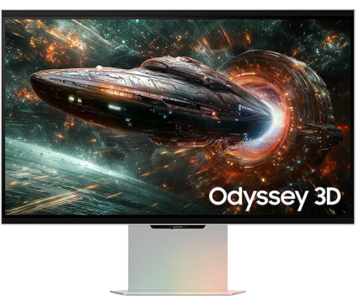 מסך מחשב גיימינג תלת מימד 27 אינץ Samsung Odyssey 3D G90XF 4K UHD 165Hz S27FG900XM